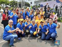 Intip Sri Mulyani & Keluarga Kemenkeu Rayakan Hari Oeang