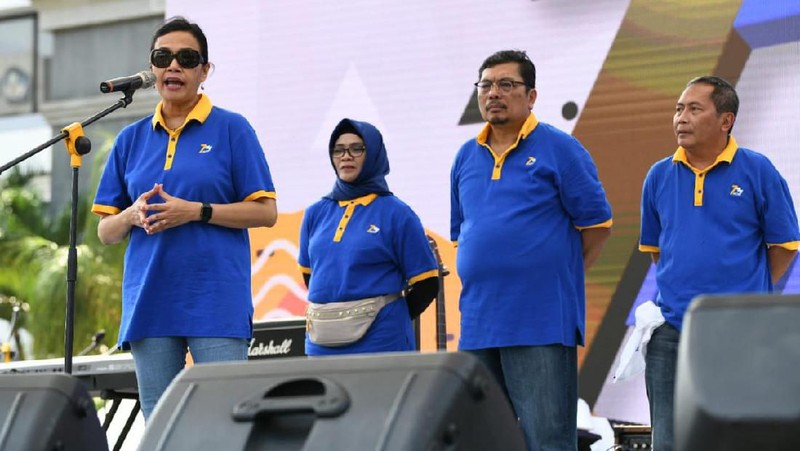 Family Gathering HORI 73, Menteri Keuangan Sri Mulyani menyerukan bahwa Hari Oeang ke-73 membawa semangat 