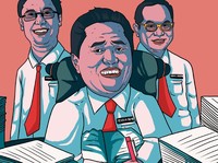 Sederet PR Erick Thohir dan 2 Wamennya Urus 'Penyakit' BUMN