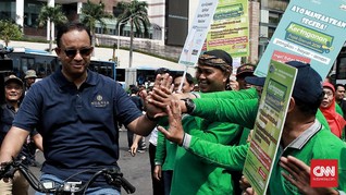 Anies Akui Jalur Sepeda Jakarta Belum Jadi Kelas Utama