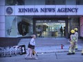 Demo Hong Kong, Kantor Berita Xinhua Dirusak