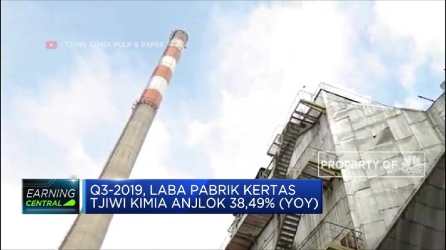 Laba Emiten Kertas Tjiwi Kimia Turun 38,49% (վ TV)