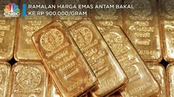 Ramalan Harga Emas Antam Bakal ke Rp 900.000/gram