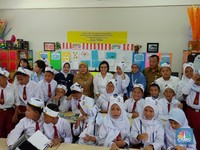 Sri Mulyani Ajari Bocah SD Kenapa Harus Taat Bayar Pajak