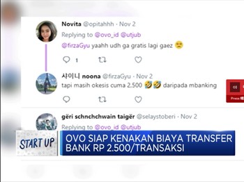 OVO Kenakan Biaya Transfer Rp 2.500, Netizen Kecewa