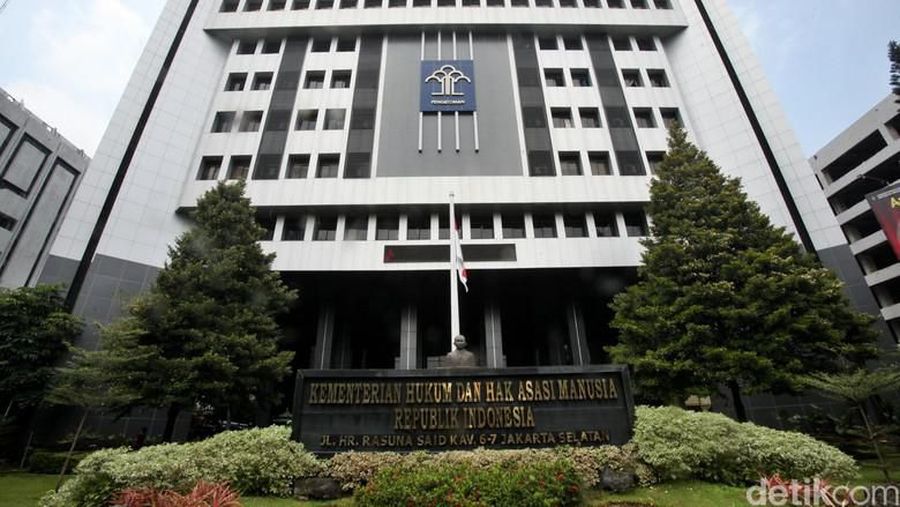 Kantor Kemenkumham (Ari Saputra/detikcom)