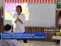 Begini Gaya Sri Mulyani Ngajar Siswa SD