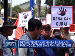 Tolak Kenaikan Cukai Tembakau, Petani Demo Lagi