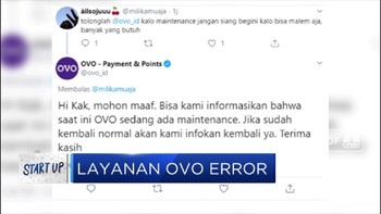 Layanan Ovo Error