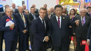 VIDEO: Macron Minta Xi Jinping Buka Pintu Ekonomi China