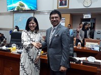 Menkominfo Johnny Salah Sebut Komisi I DPR sebagai Komisi XI