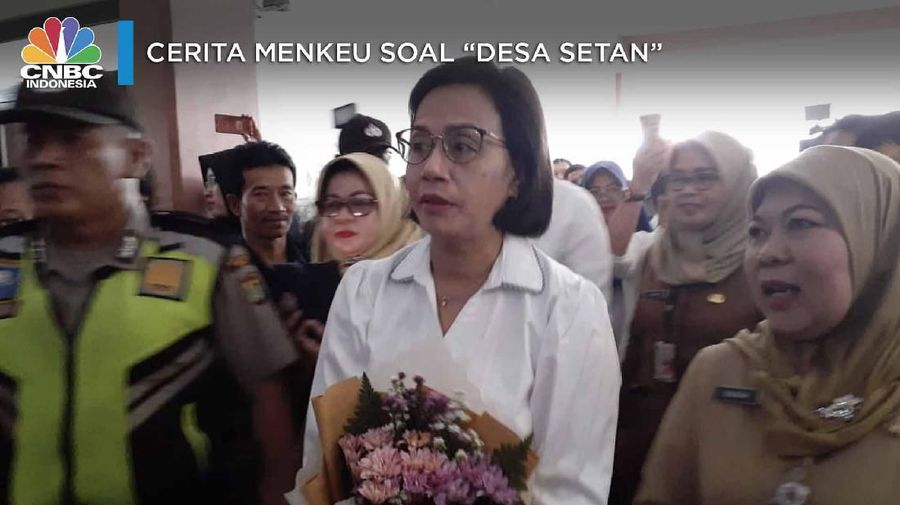 Sri Mulyani laporkan soal adanya 'Desa Setan' pada Jokowi