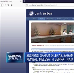 Mantap! Saham Bank Artos Kembali Melesat 24,71%