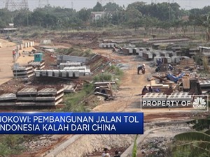 Jokowi: Jumlah Tol Indonesia Kalah dengan China