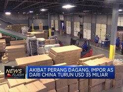 Rugi Miliaran Dolar, AS & China "Merana" Akibat Perang Dagang