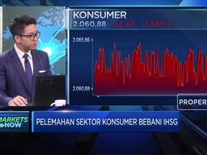 Terbebani Pelemahan Sektor Konsumer, IHSG Terkoreksi Tajam