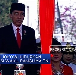 Presiden Jokowi Hidupkan Lagi Posisi Wakil Panglima TNI