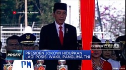 Presiden Jokowi Hidupkan Lagi Posisi Wakil Panglima TNI