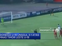 Timnas Indonesia U-19 Unggul 3-1 dari Timor Leste