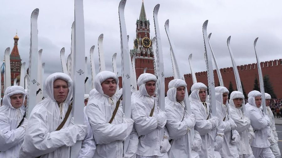 Rusia adakan parade militer untuk memperingati perjuangan di tahun 1914 silam