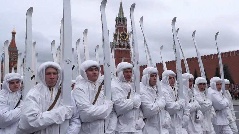 Rusia adakan parade militer untuk memperingati perjuangan di tahun 1914 silam