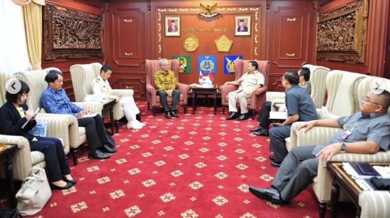 Menteri Pertahanan Republik Indonesia Letnan Jenderal TNI (Purn) Prabowo Subianto menerima kunjungan sejumlah duta besar negara sahabat, kemarin.