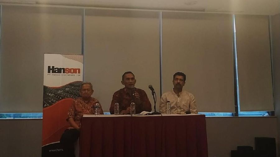 Konfrensipress PT. HANSON Internasoinal.tbk