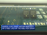 Harga Jual Emas Antam Merosot