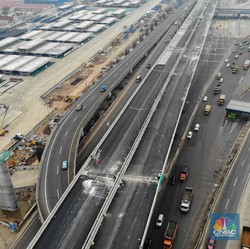 Besok Mau Diresmikan Jokowi, Ini Penampakan Tol Layang Japek