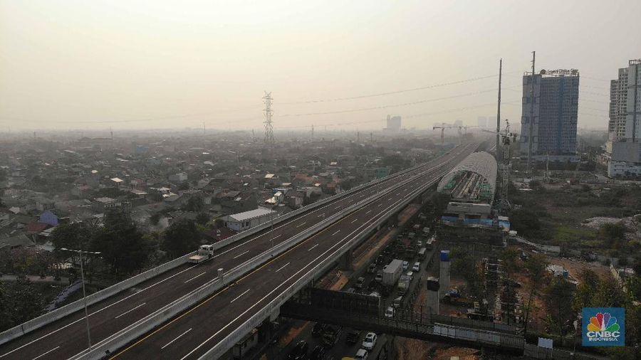 Japek II hujan kritik dari netizen karena kemacetan masih terjadi