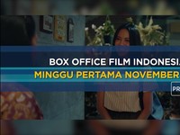 Jajaran Box Office Indonesia Pekan Pertama November