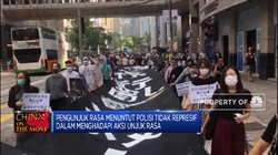 Aksi Long March di Hong Kong
