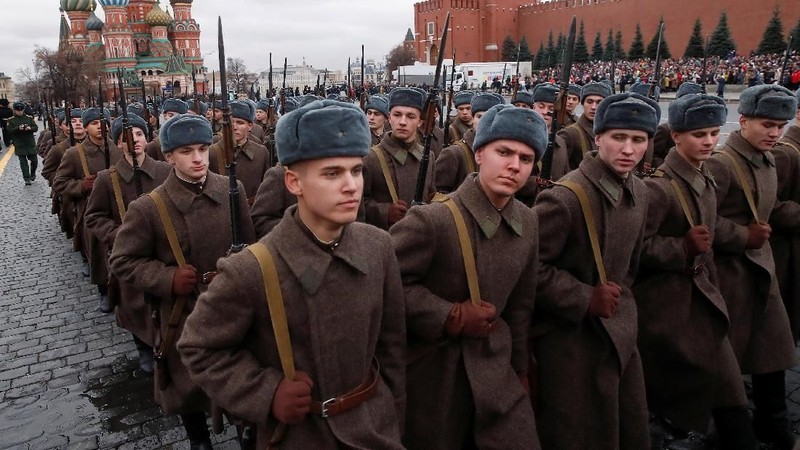 Rusia adakan parade militer untuk memperingati perjuangan di tahun 1914 silam