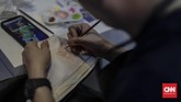 Tak cuma jadi ajang berburu sneaker, USS 2019 juga menjadi wadah bagi beragam aktivitas terkait street culture lainnya. (CNN Indonesia/Bisma Septalisma)