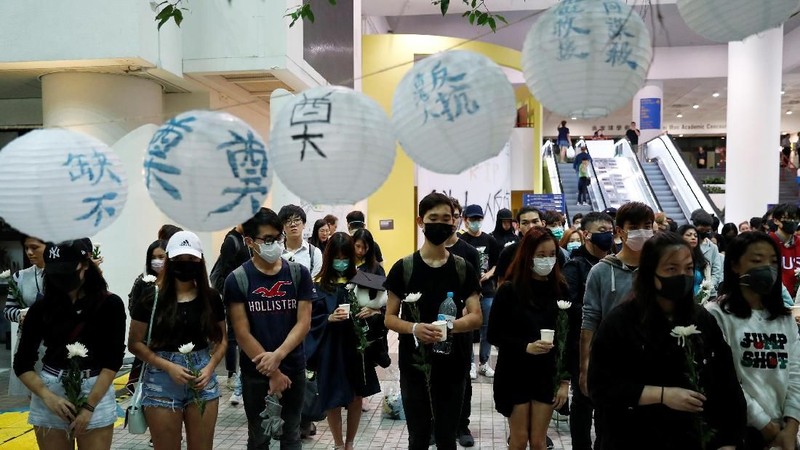 Hong Kong berduka atas kematian seorang mahasiswa dalam demo antipemerintah China