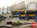 Angin Kencang di Bandung, Atap Stadion Arcamanik Ambruk