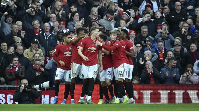 Hasil Liga Inggris: MU Hajar Brighton & Hove Albion 3-1