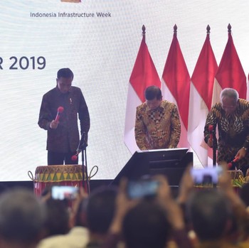 Melihat Kemeriahan Rakernas Kadin Bidang Infrastruktur