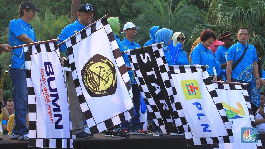 Peserta Family Day merupakan pegawai PT PLN (Persero).