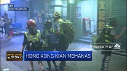 Demo Kian Memanas, Polisi Hong Kong Tembakan Gas Air Mata