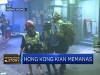 Demo Kian Memanas, Polisi Hong Kong Tembakan Gas Air Mata