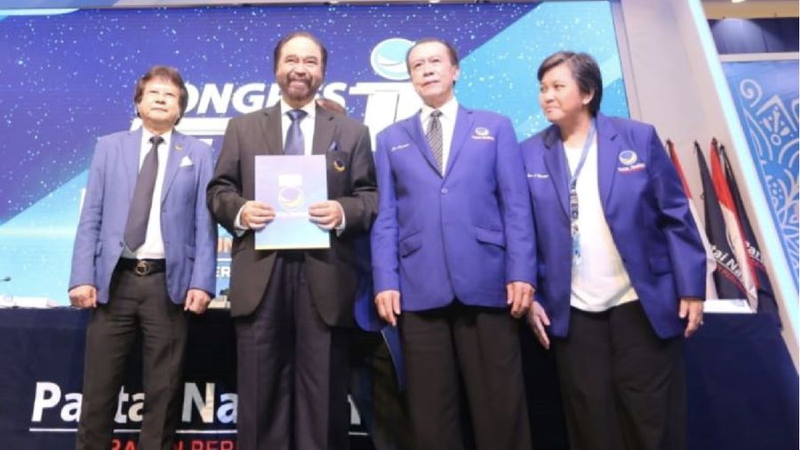 Keputusan itu diperoleh dalam Kongres II Partai NasDem di JIExpo Kemayoran, Jakarta, Senin (11/11/2019).