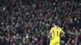 Manchester City kini berjarak sembilan poin dari Liverpool di klasemen sementara Liga Inggris. (AP Photo/Jon Super)