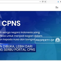 Pendaftaran CPNS Dibuka, Portal BKN Diserbu
