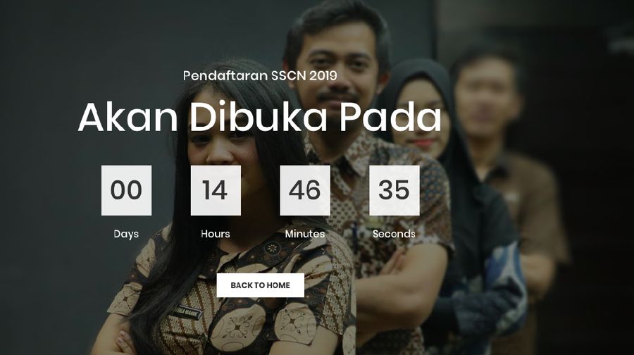 Pemerintah secara resmi membuka pendaftaran calon pegawai negeri sipil (CPNS) 2019.