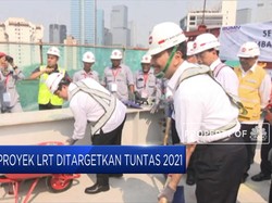 Proyek LRT Ditargetkan Tuntas 2021