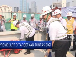 Proyek LRT Ditargetkan Tuntas 2021