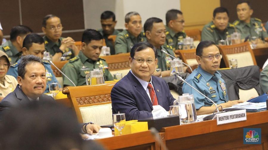 Demikian kata Prabowo seusai mengikuti rapat kerja dengan Komisi I DPR RI di ruang rapat Komisi I DPR RI, Jakarta, Senin (20/1/2020),