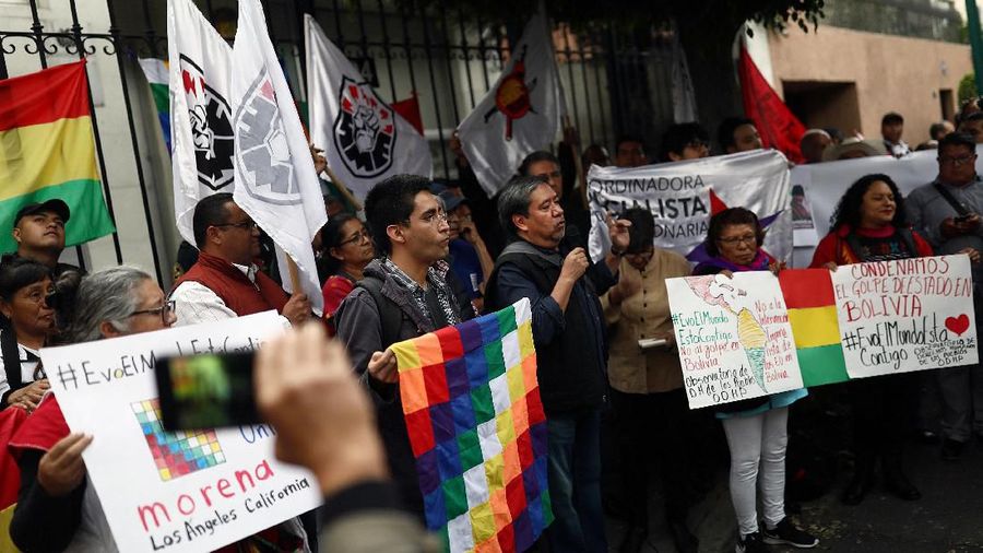 Mantan Presiden Bolivia, Evo Morales mendapat dukungan dan Suaka dari Meksiko.