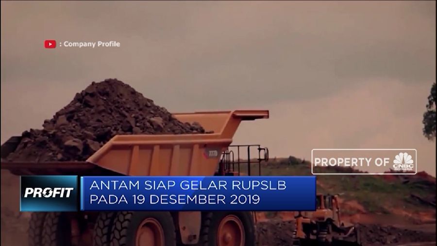 PT Aneka Tambang Siap Gelar RUPSLB pada 19 Desember 2019 (CNBC Indonesia TV)